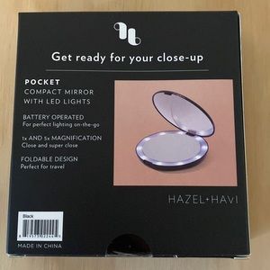 NWT Hazel + Havi LED Compact Mirror